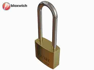 BCP19045 40mm Squire LN4/2.5KA Long Shackle Brass Padlock