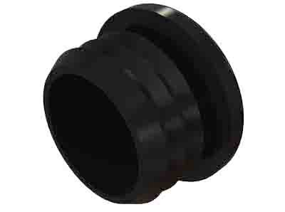 BCP12410 Set of 10 Black Plastic 34mm Tube Plugs 