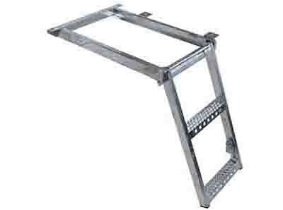 BCP24025G Access Step, Pull Out, 2 Rung (No Platform), Fully Galv