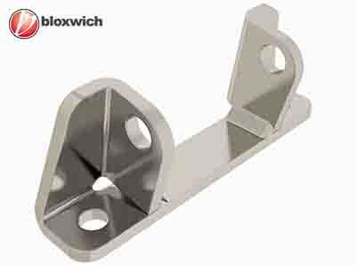 BCSP14149 Stainless Steel Bolt on Hinge Bracket 64mm (Offset) 