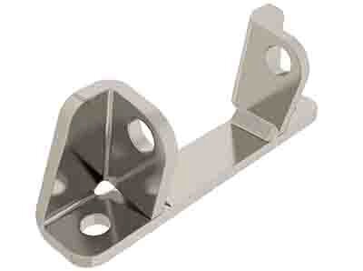 BCSP14149 Stainless Steel Bolt on Hinge Bracket 64mm (Offset) 