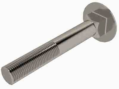 BCSP15021 Stainless Steel M5 x 35mm Cup Sq Bolt