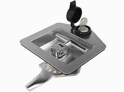 BCSP15135 Recessed Drop T Handle Catch c/w Lock