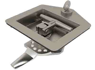 BCSP15135 Recessed Drop T Handle Catch c/w Lock