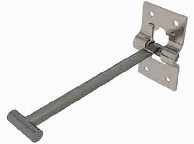 BCSP23024/148 Heavy Duty Door Retainer Hook With Spring 148mm