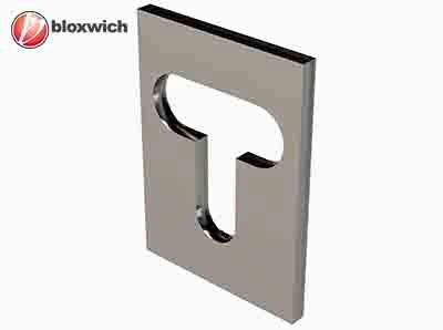 CAT132SS Recessed Door Catch Plate