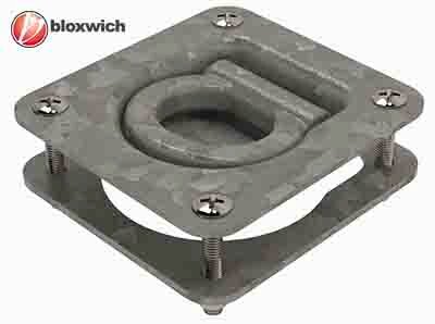 CAT310-SET SWL 500kg* Pan Lashing Ring, c/w Back Plate & Fasteners