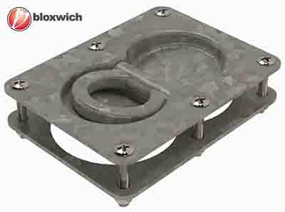 CAT330-SET SWL 1000kg* Pan Lashing Ring, c/w Back Plate & Fasteners