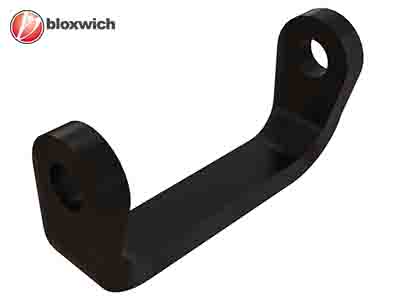 BCP18007 Mild Steel Weld On Hinge Bracket 81mm (Offset)
