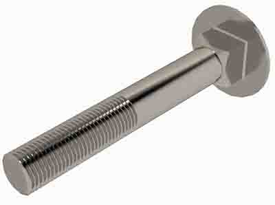 BCSP15021 Stainless Steel M5 x 35mm Cup Sq Bolt
