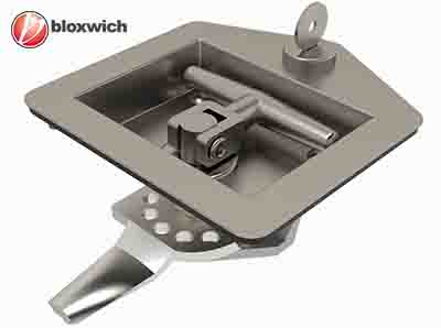 BCSP15135 Recessed Drop T Handle Catch c/w Lock