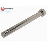 BCSP15155 Stainless Steel Hinge Bolt 1/2" UNC x 5" Drilled - view 1