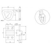 BCP14153 SWL 12.0T* Ferry Lashing Ring