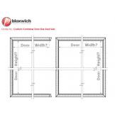 Custom Container Door Size Seal Sets - view 2