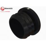BCP12410 Set of 10 Black Plastic Dia 34mm Tube Plugs  - view 1