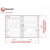 BCP19200-011 J Type HC Container Door Seal Set - view 4
