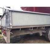 Rope hooks fitted to a farm trailer