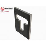 CAT132 Recessed Door Catch Plate  - view 1