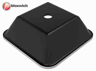 BCP18031 Mild Steel 152mm Square Pallet Foot x 5mm Thick